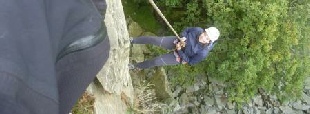 One of the longer Lake District abseils